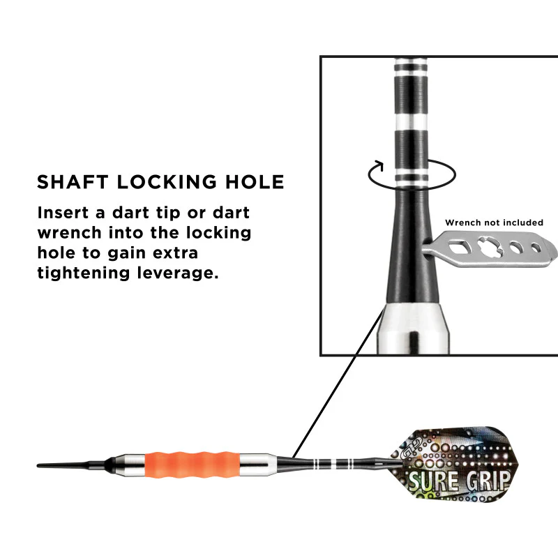 Viper Sure Grip Darts Soft Tip Darts Orange - Image 5