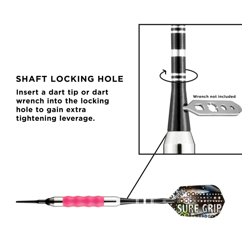Viper Sure Grip Darts Darts Soft Tip Pink - Image 5