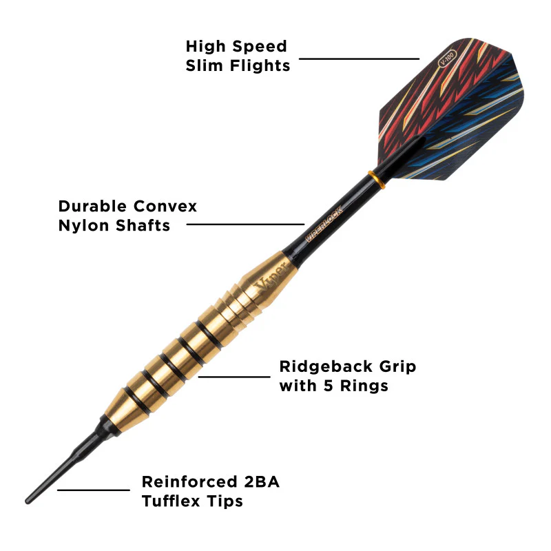 Viper Elite Brass Soft Tip Darts 20 Grams - Image 6