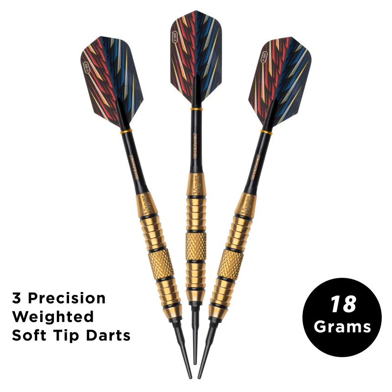 Viper Elite Brass Soft Tip Darts 18 Grams - Image 2
