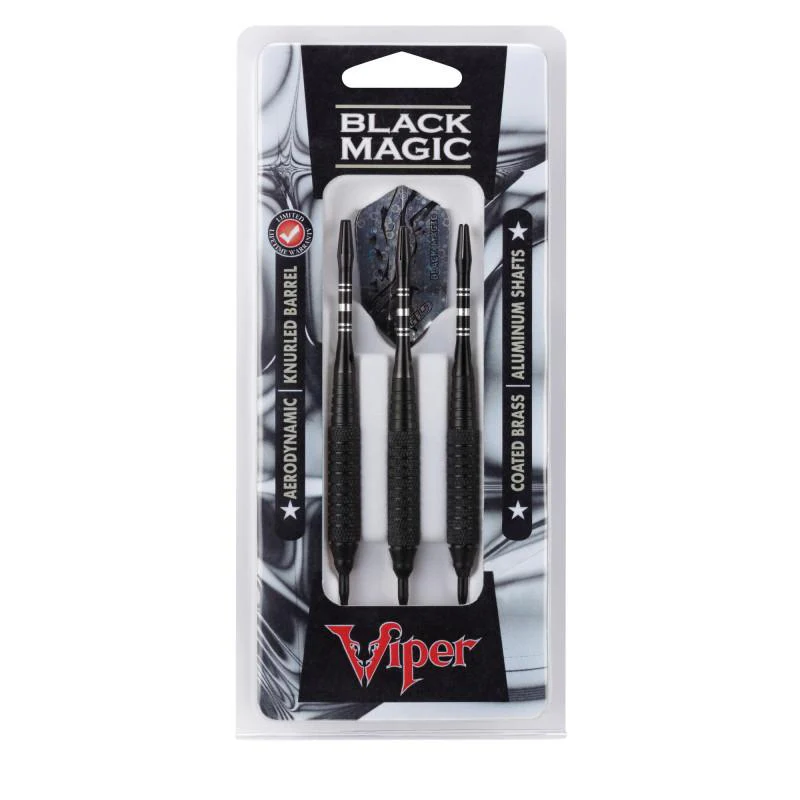 Viper Black Magic Soft Tip Darts 10 Knurled Rings 18 Grams - Image 8