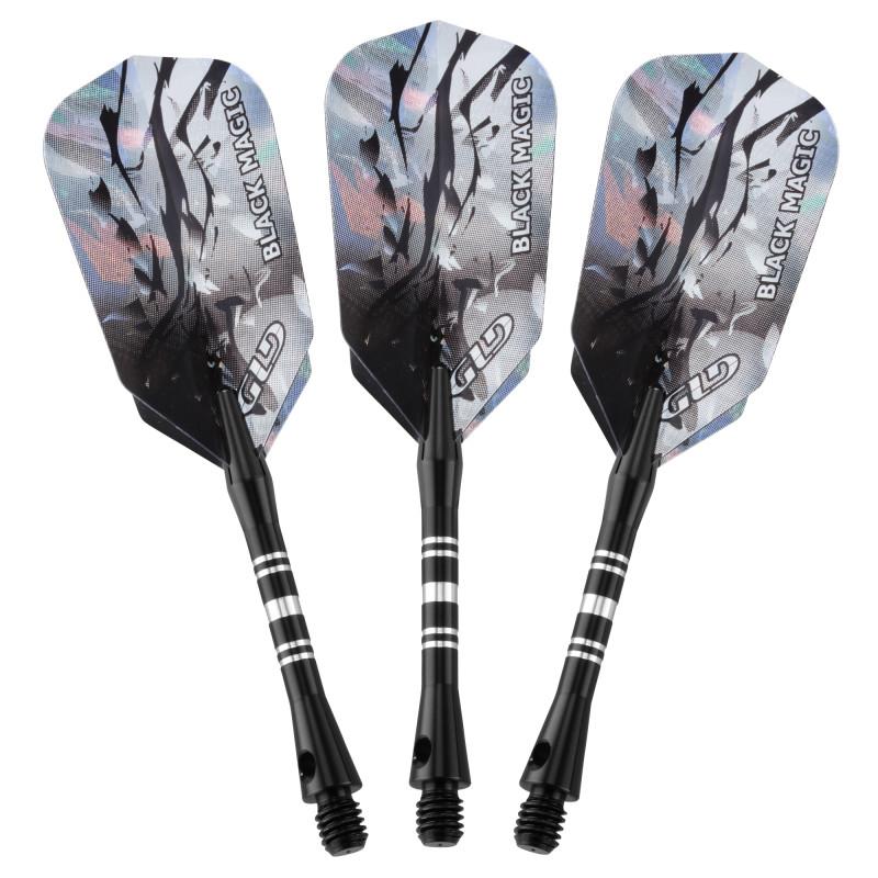 Viper Black Magic Soft Tip Darts 10 Knurled Rings 18 Grams - Image 9