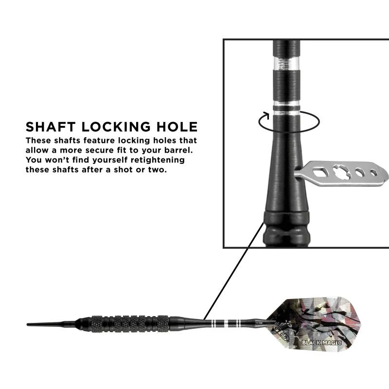 Viper Black Magic Soft Tip Darts 6 Knurled Rings 18 Grams - Image 4