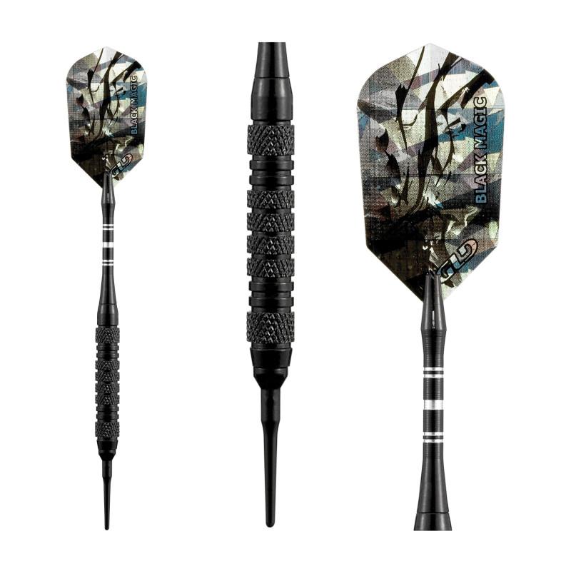 Viper Black Magic Soft Tip Darts 6 Knurled Rings 18 Grams - Image 8