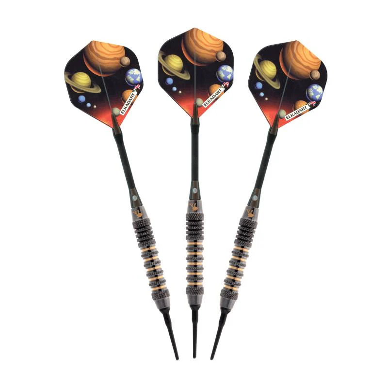 Elkadart Orbital Soft Tip Darts Knurl Ringed Barrel - Image 3