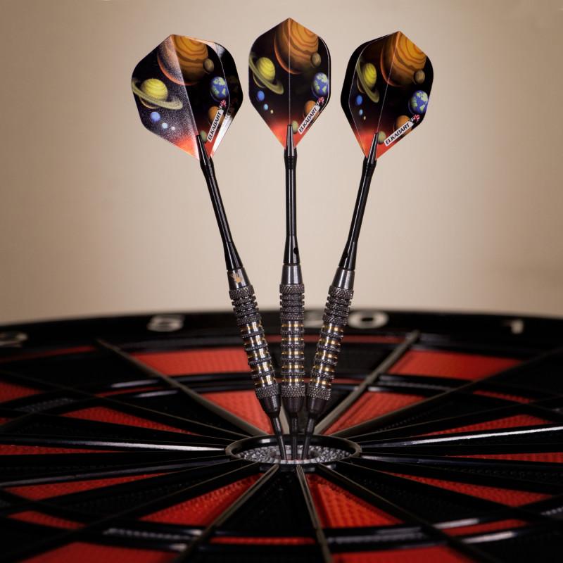 Elkadart Orbital Soft Tip Darts Knurl Ringed Barrel - Image 4