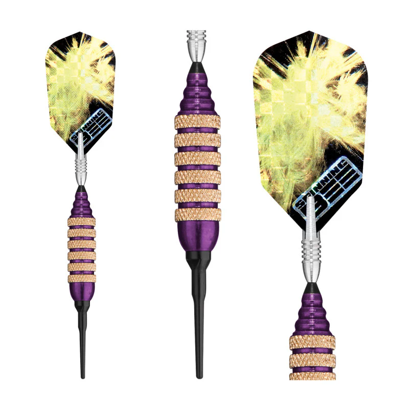 Viper Spinning Bee Purple Soft Tip Darts 16 Grams - Image 10