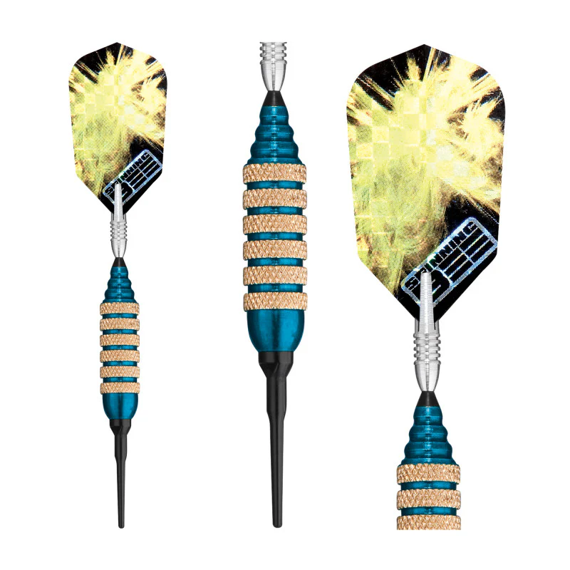 Viper Spinning Bee Blue Soft Tip Darts 16 Grams - Image 10