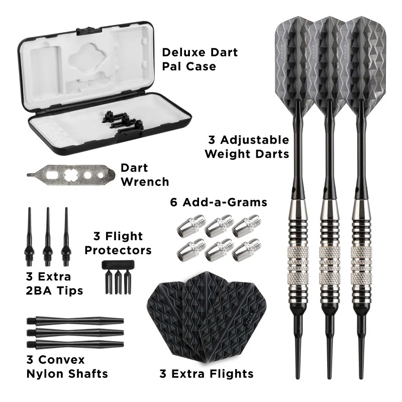 Viper Bobcat Adjustable Soft Tip Darts Black Rings 16, 18, or 19 Grams - Image 5
