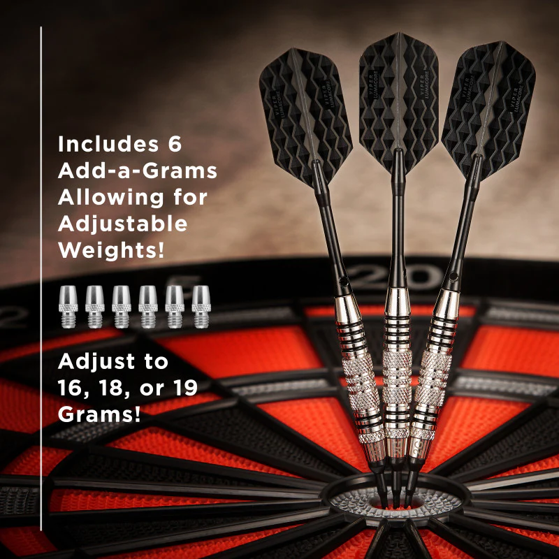 Viper Bobcat Adjustable Soft Tip Darts Black Rings 16, 18, or 19 Grams - Image 6