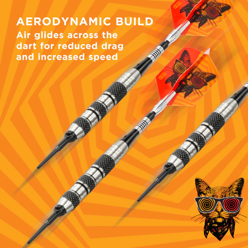 Viper The Freak Darts Soft Tip Darts Knurled and Shark Fin Barrel - Image 3