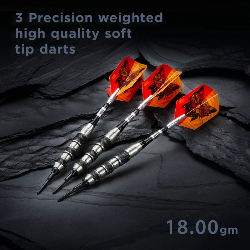Viper The Freak Darts Soft Tip Darts Knurled and Shark Fin Barrel - Image 6