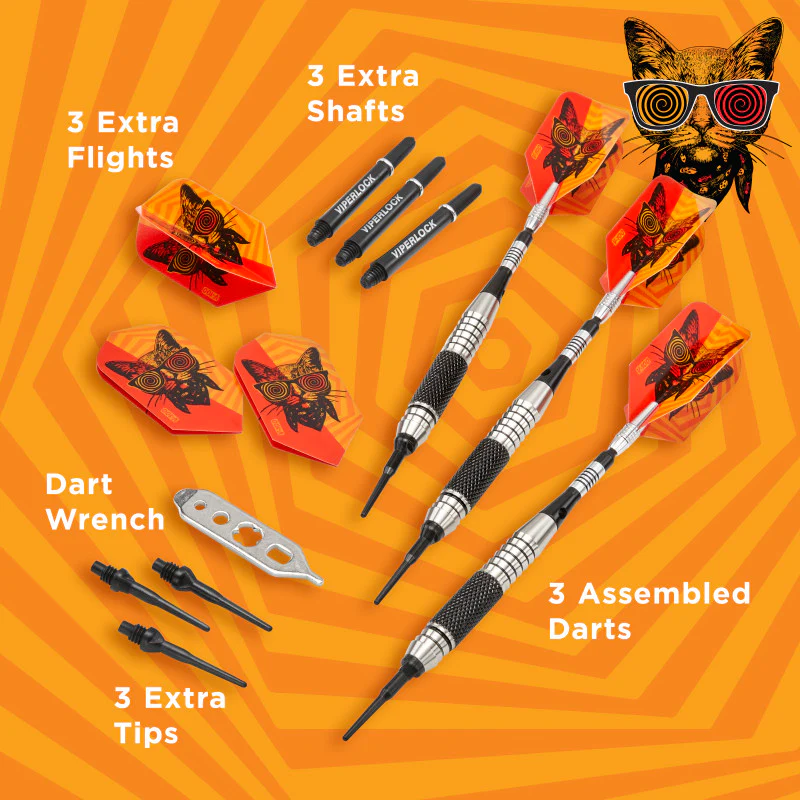 Viper The Freak Darts Soft Tip Darts Knurled and Grooved Barrel 18 Grams - Image 4