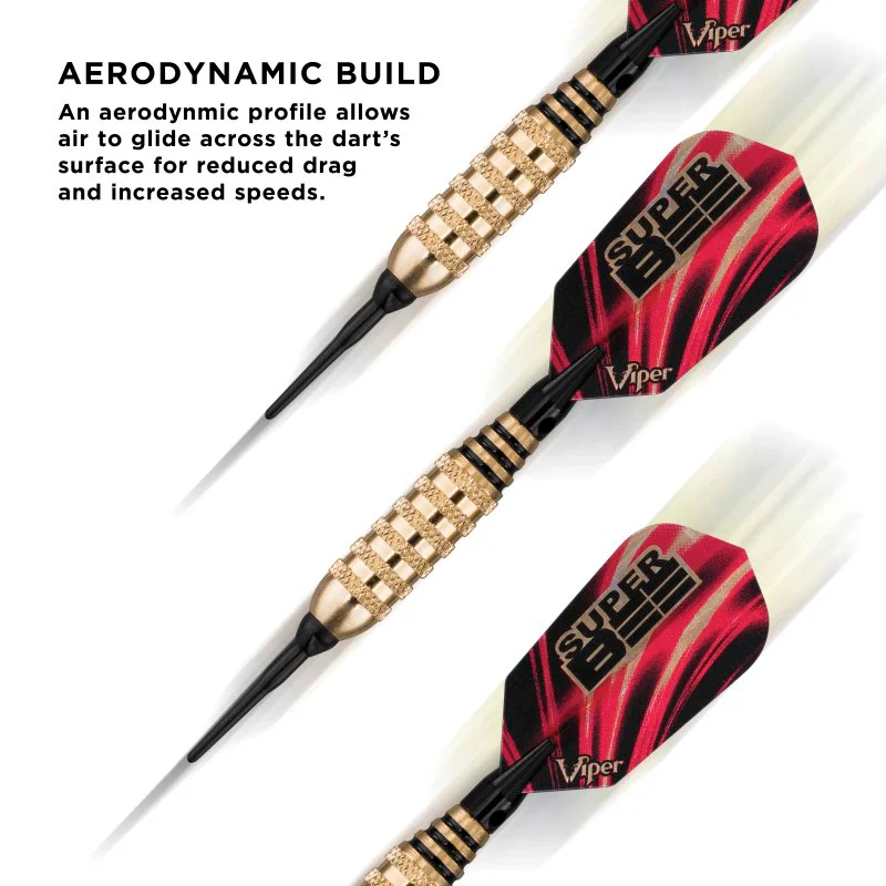 Viper Super Bee Darts Brass Soft Tip Darts 16 Grams - Image 2