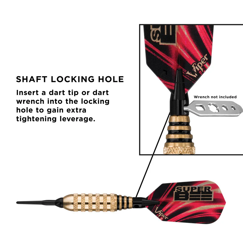 Viper Super Bee Darts Brass Soft Tip Darts 16 Grams - Image 5