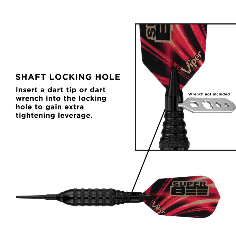 Viper Super Bee Darts Black Soft Tip Darts 16 Grams - Image 5