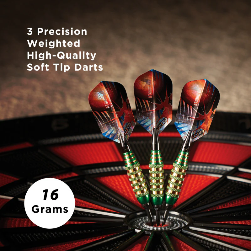 Viper Atomic Bee Darts Green Soft Tip Darts 16 Grams - Image 6