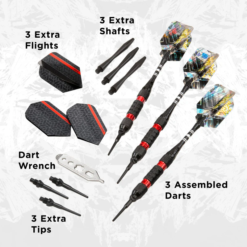 Viper Black Ice Red Soft Tip Darts - Image 4