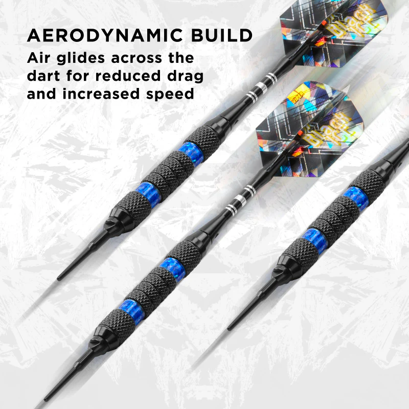 Viper Black Ice Blue Soft Tip Darts - Image 3