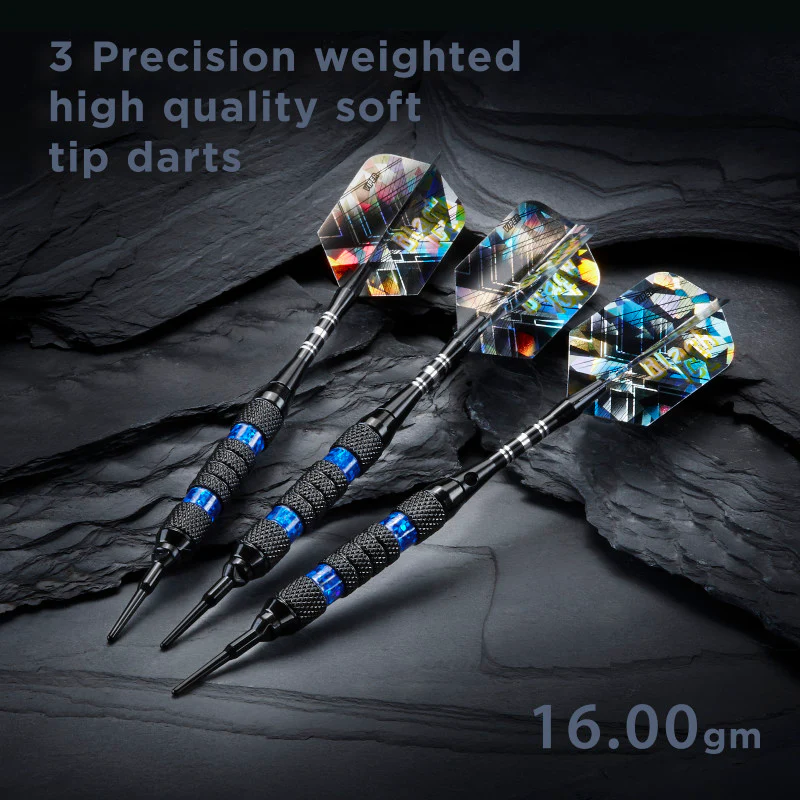 Viper Black Ice Blue Soft Tip Darts - Image 6