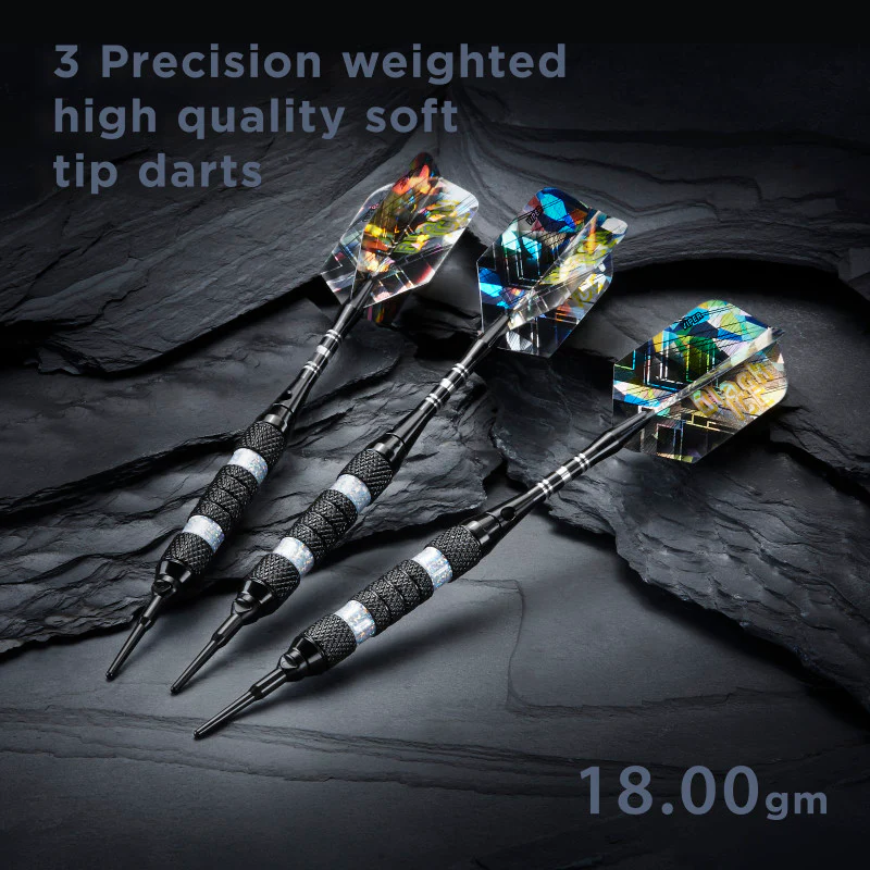 Viper Black Ice Silver Soft Tip Darts - Image 6