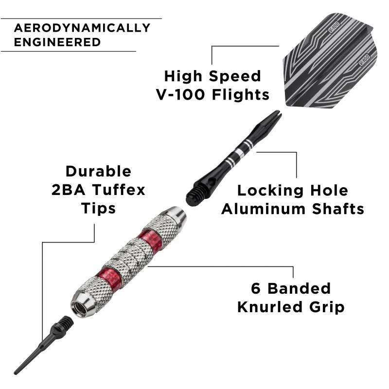 Viper Wind Runner Red Soft Tip Darts 18 Grams - Image 5