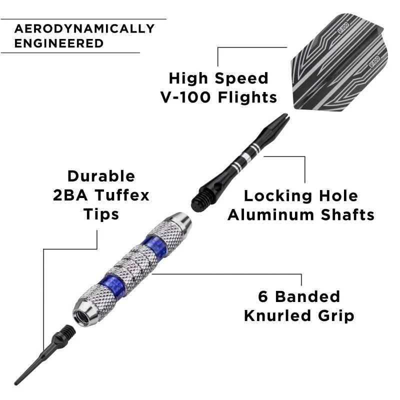 Viper Wind Runner Blue Soft Tip Darts 18 Grams - Image 5