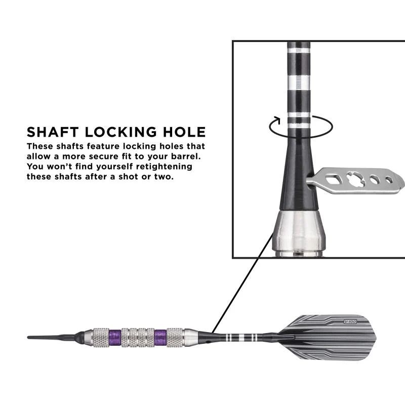 Viper Wind Runner Purple Soft Tip Darts 18 Grams - Image 3