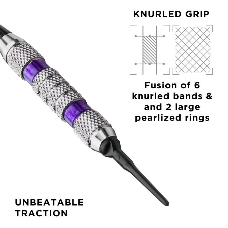 Viper Wind Runner Purple Soft Tip Darts 18 Grams - Image 7