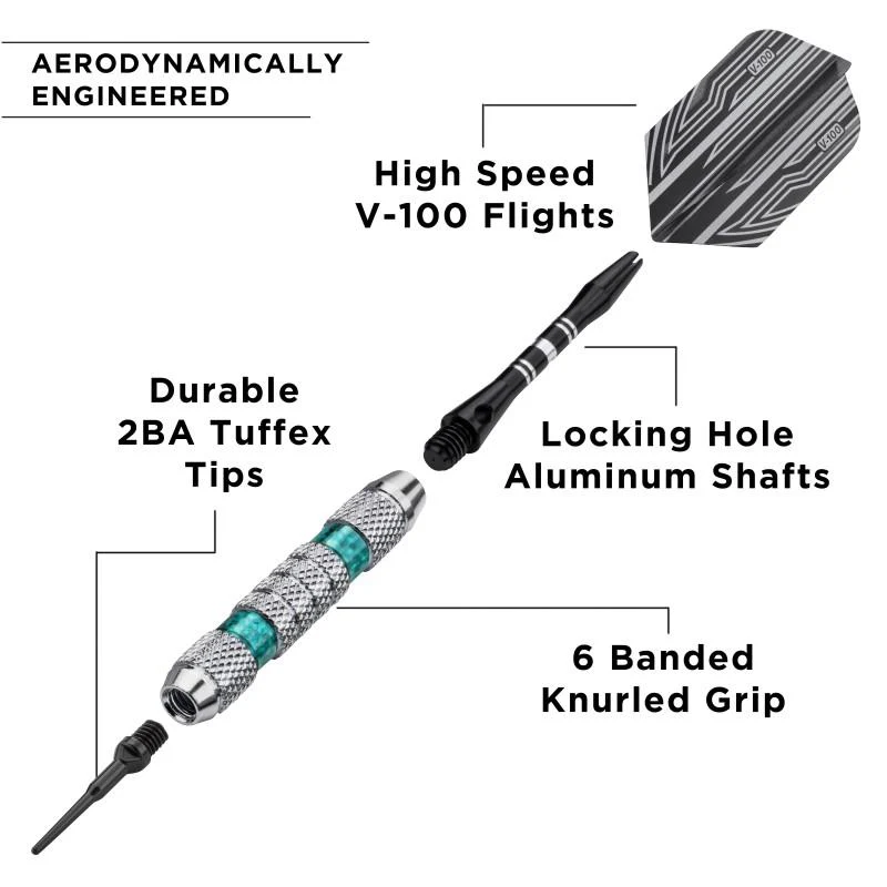 Viper Wind Runner Green Soft Tip Darts 18 Grams - Image 5