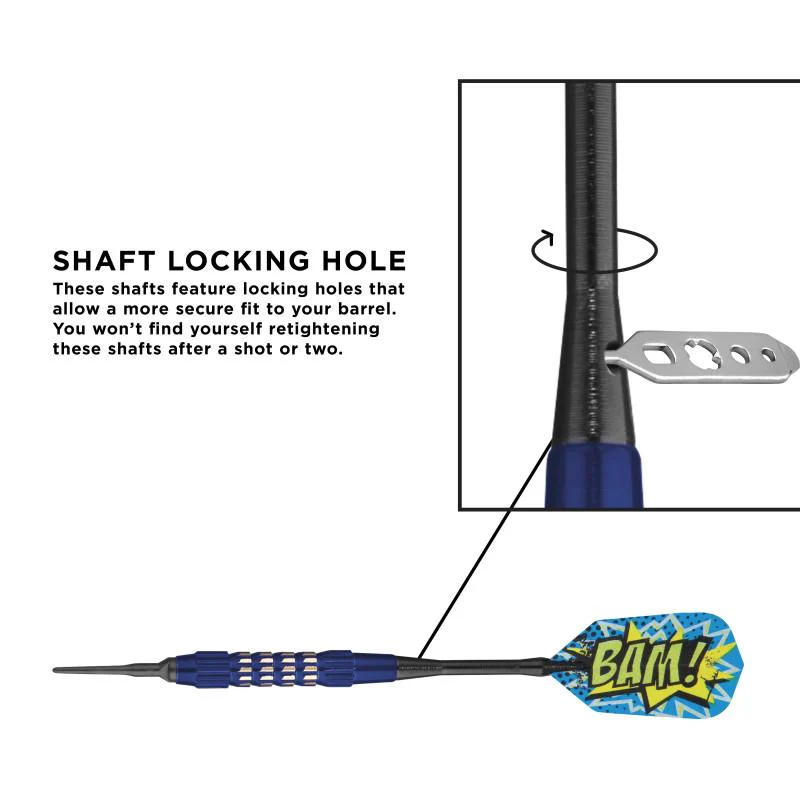 Viper Comix BAM! Darts Soft Tip Darts Blue 18 Grams - Image 3