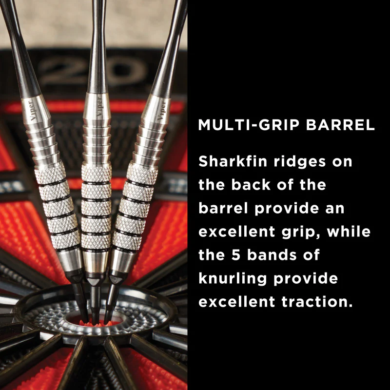 Viper Silver Thunder Darts Soft Tip Darts 5 Knurled Rings 18 Grams - Image 4