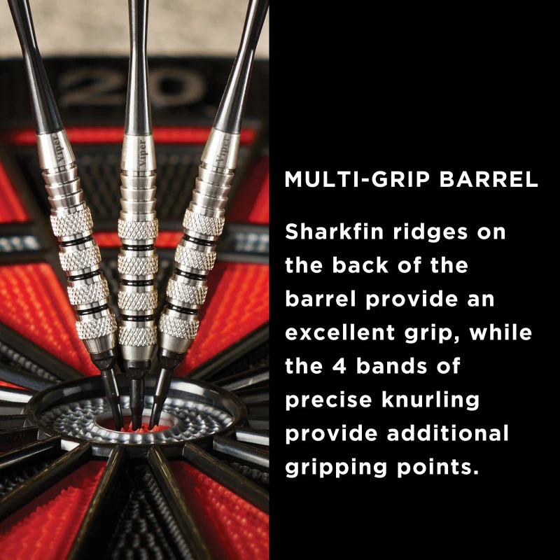 Viper Silver Thunder Darts Soft Tip Darts 4 Knurled Rings 16 Grams - Image 4