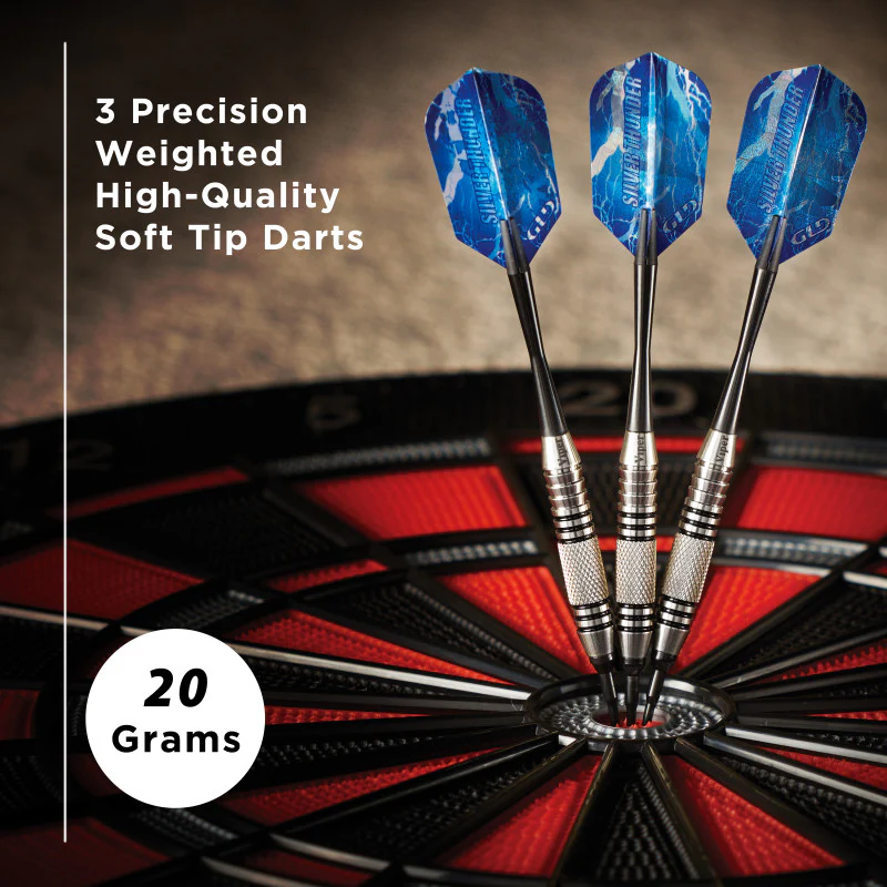 Viper Silver Thunder Darts Soft Tip Darts 1 Knurled Ring 20 Grams - Image 5