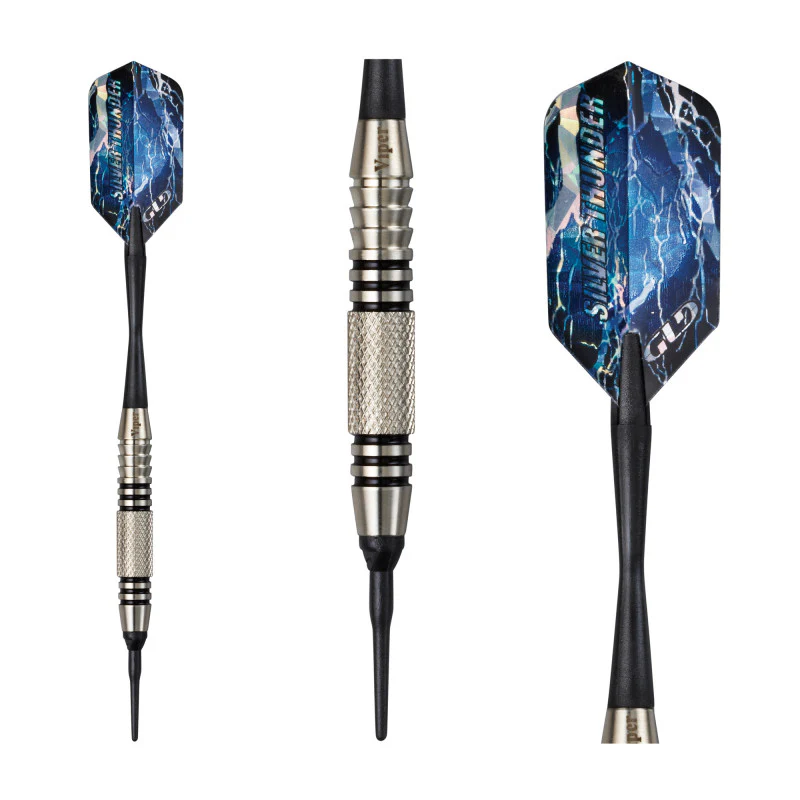 Viper Silver Thunder Darts Soft Tip Darts 1 Knurled Ring 20 Grams - Image 7