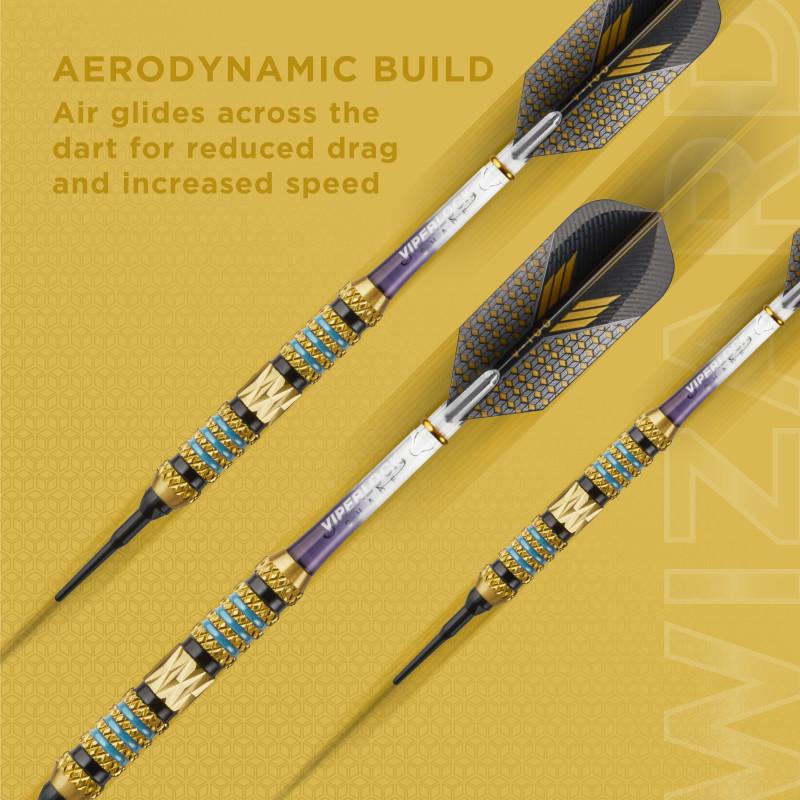 Viper Wizard Blue/Black Soft Tip Darts 18 Grams - Image 3