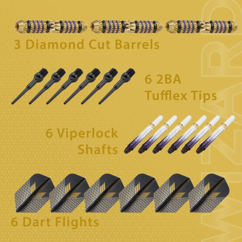 Viper Wizard Purple/Black Soft Tip Darts 18 Grams - Image 4