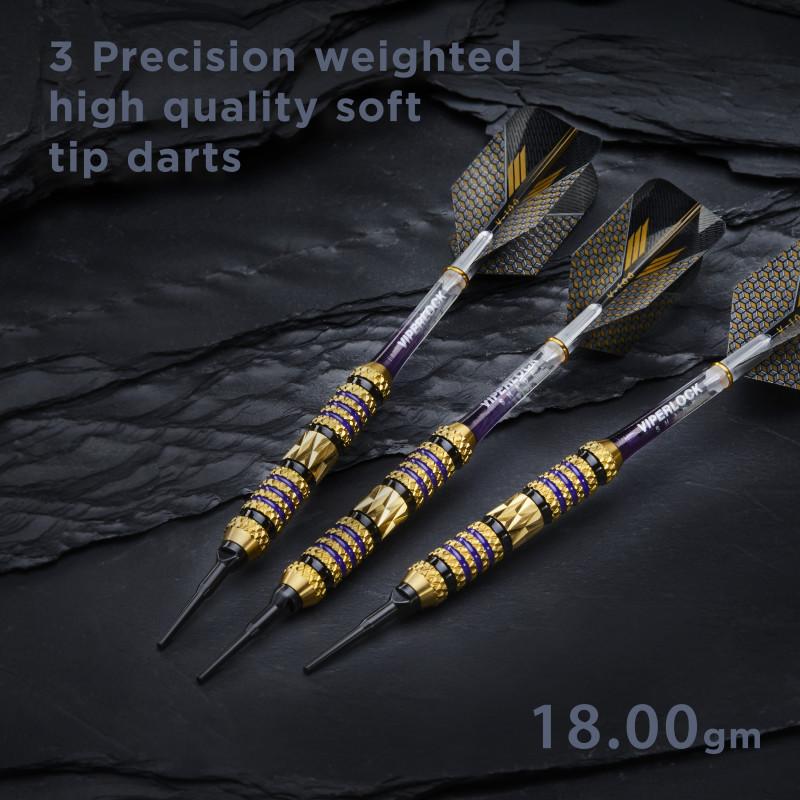 Viper Wizard Purple/Black Soft Tip Darts 18 Grams - Image 6