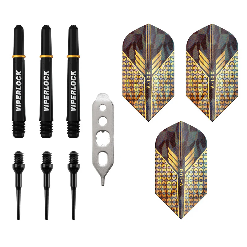 Viper Wizard Gold and Black Soft Tip Darts 20 Grams - Image 2