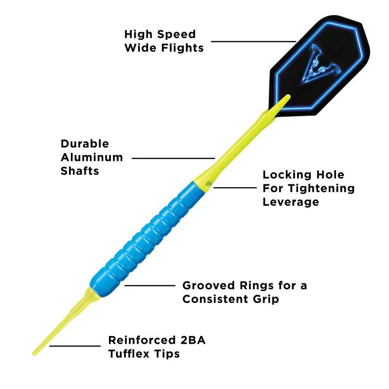 Viper V Glo Soft Tip 18gm Blue - Image 2