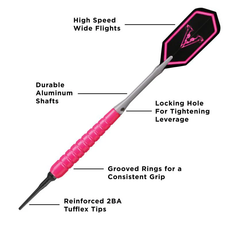 Viper V Glo Soft Tip 18 Grams Pink - Image 2