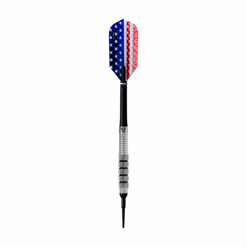 Limited Edition Viper Patriot 80% Tungsten Red, White, and Blue Soft Tip Darts 20 Grams with USA Case - Image 2