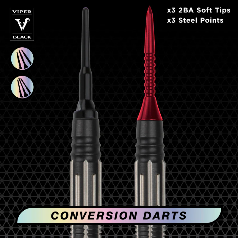 Viper Black Flux 90% Tungsten Steel or Soft Tip Conversion Darts Red 20 Grams - Image 4