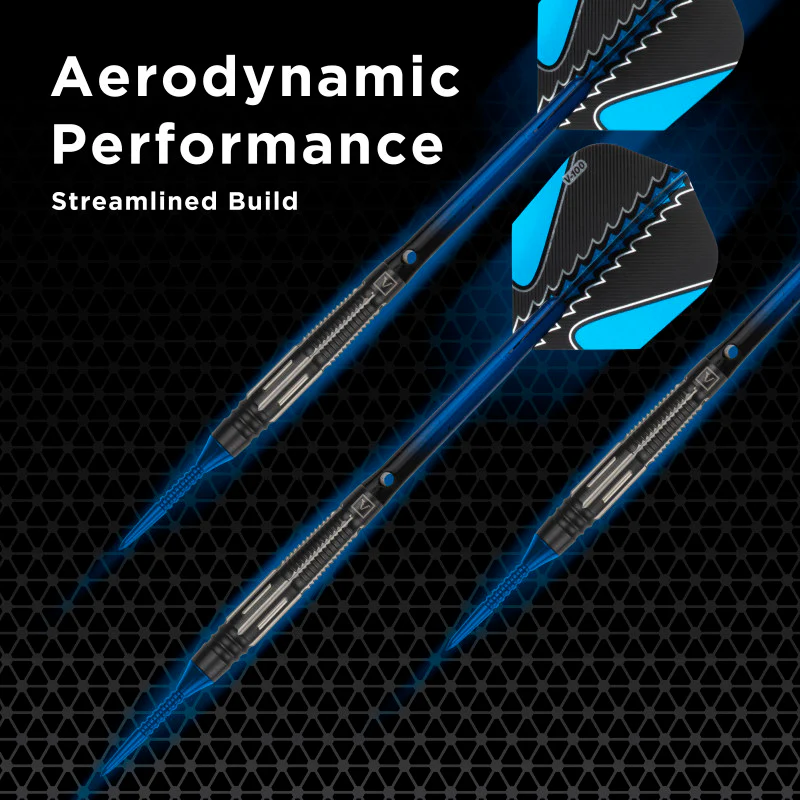 Viper Black Flux 90% Tungsten Steel or Soft Tip Conversion Darts Blue 20 Grams - Image 5
