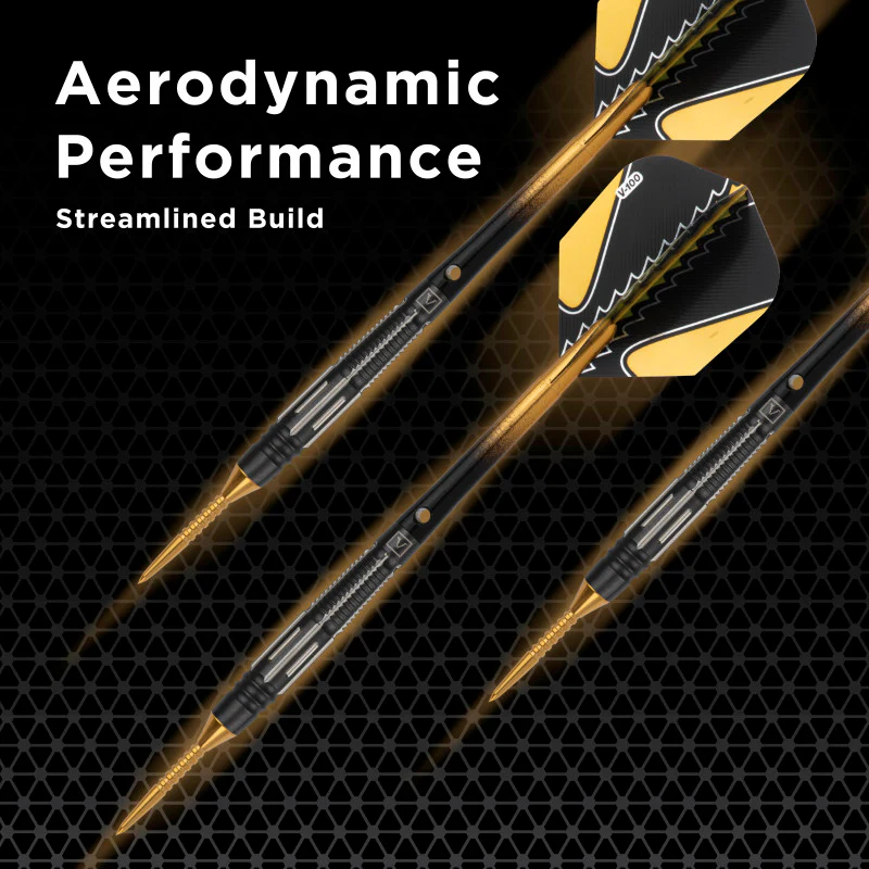 Viper Black Flux 90% Tungsten Steel or Soft Tip Conversion Darts Gold 20 Grams - Image 5