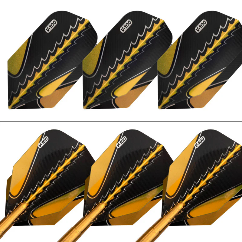 Viper Black Flux 90% Tungsten Steel or Soft Tip Conversion Darts Gold 20 Grams - Image 7