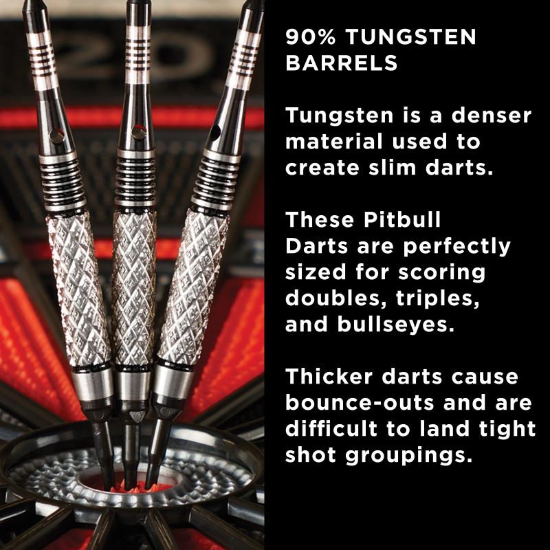Viper Pitbull Darts 90% Tungsten Soft Tip Darts Diamond Cut Barrel 18 Grams - Image 5