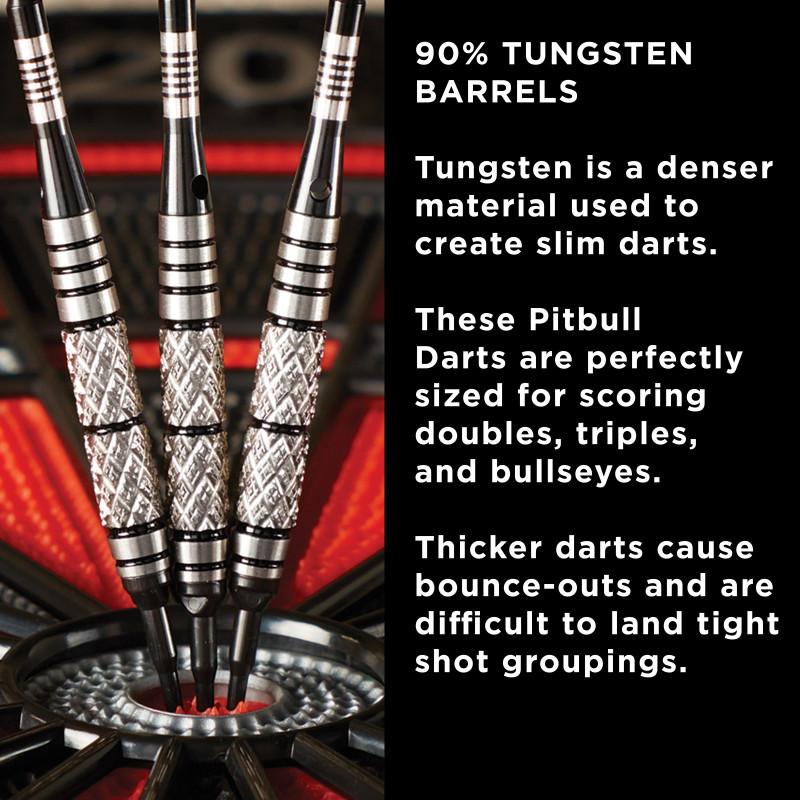 Viper Pitbull Darts 90% Tungsten Soft Tip Darts Diamond Cut and Ringed Barrel 18 Grams - Image 5