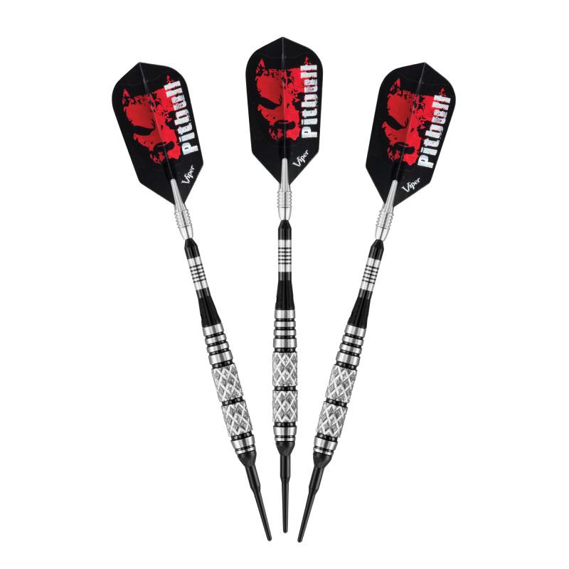 Viper Pitbull Darts 90% Tungsten Soft Tip Darts Diamond Cut and Ringed Barrel 18 Grams - Image 8
