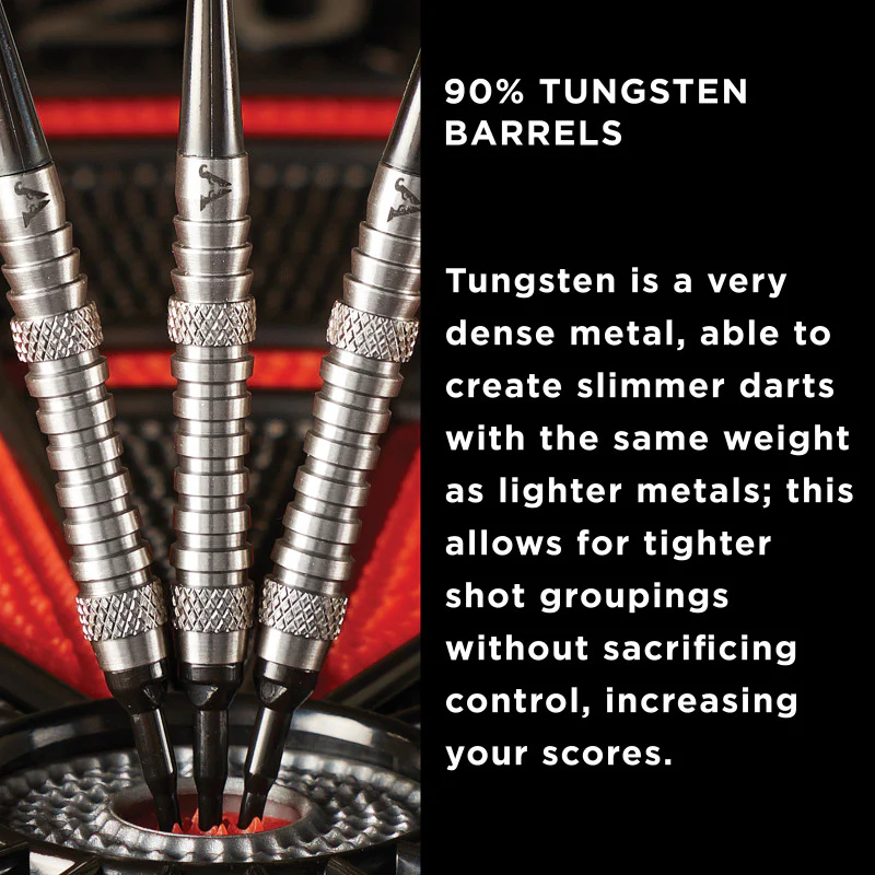 Viper V-Factor Darts 90% Tungsten Soft Tip Darts Grooved Barrel 18 Grams - Image 5